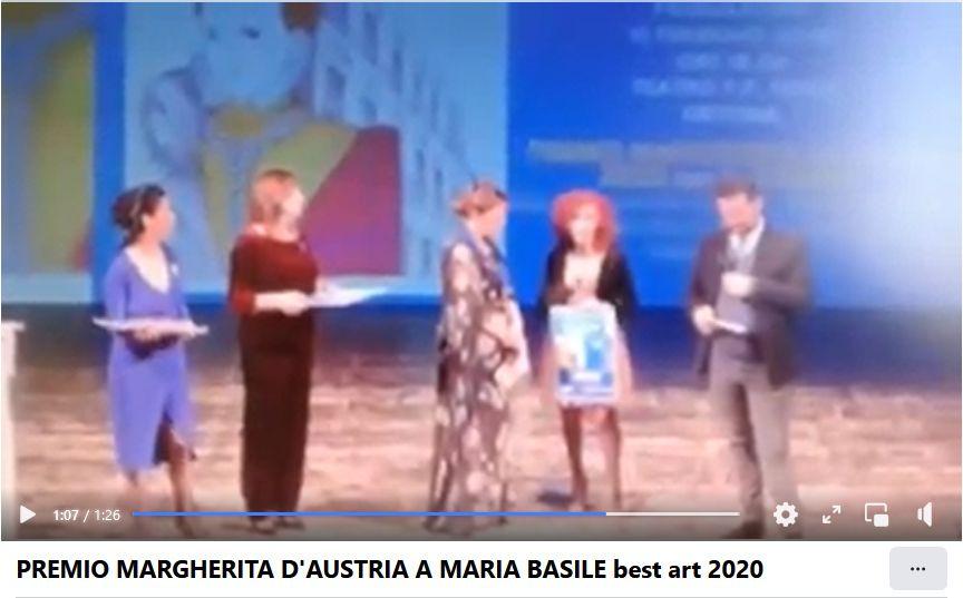 PREMIO MARGHERITA D'AUSTRIA A MARIA BASILE best art 2020