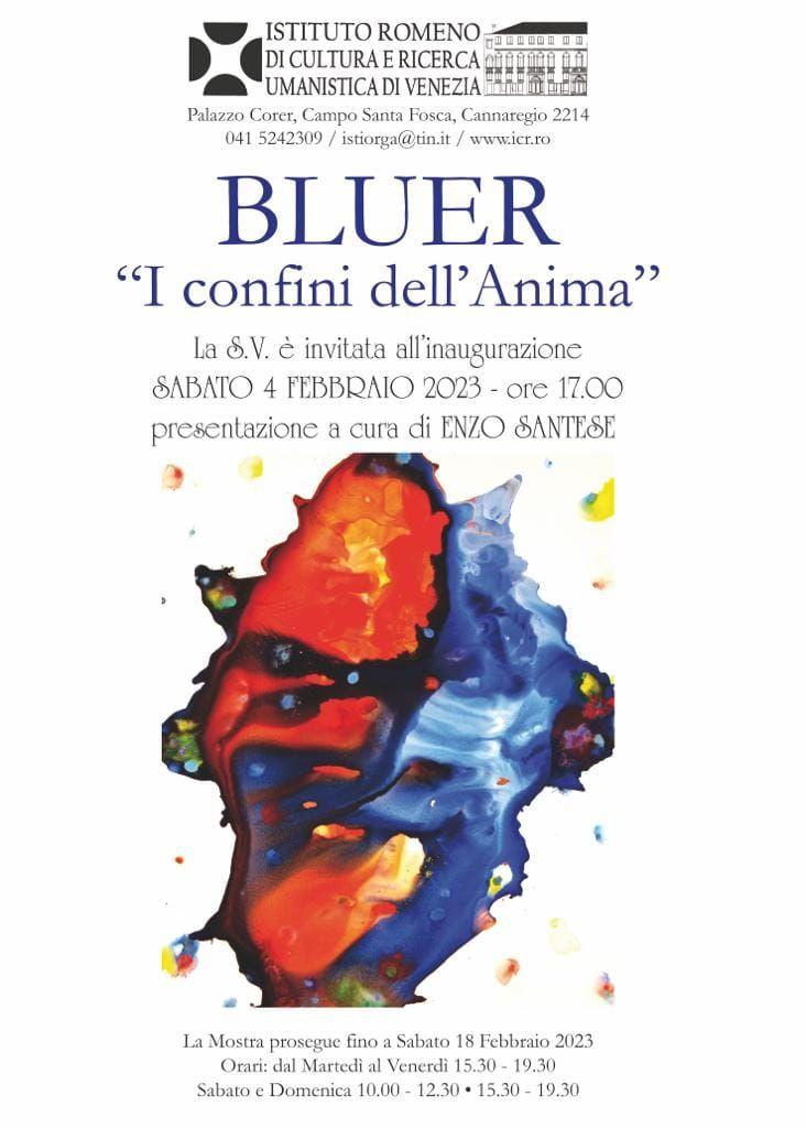 Lorenzo Viscidi Bluer  "I confini dell'Anima" a cura di Enzo Santese