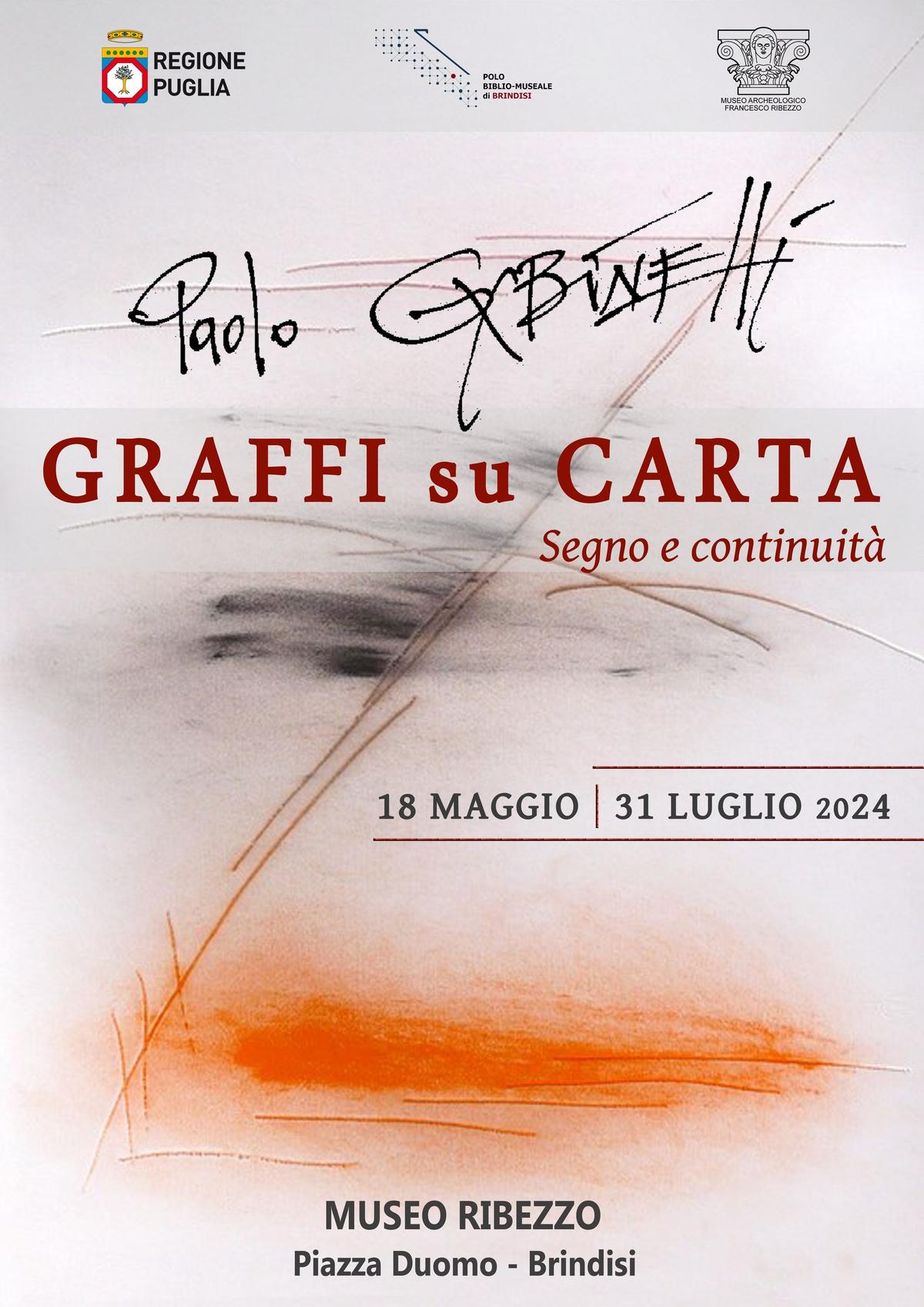 Mostra “GRAFFI su CARTA. Segno e continuità”. Museo Archeologico Ribezzo