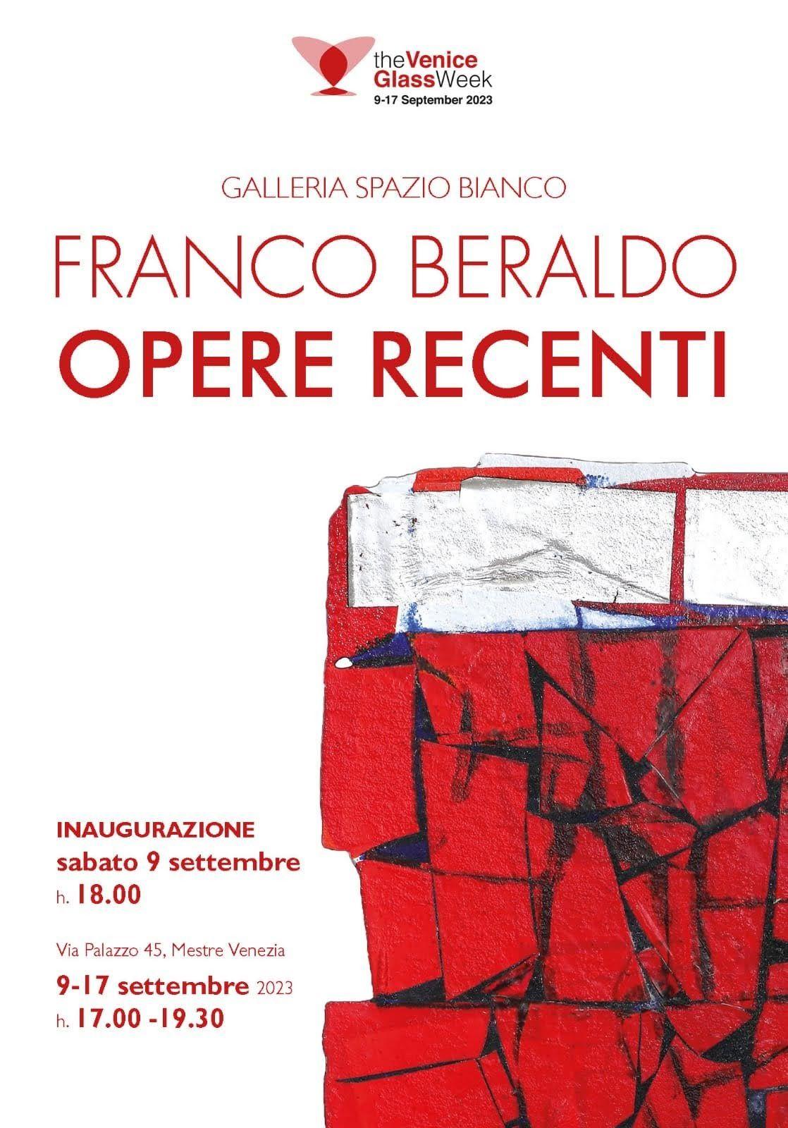 FRANCO BERALDO "OPERE RECENTI"