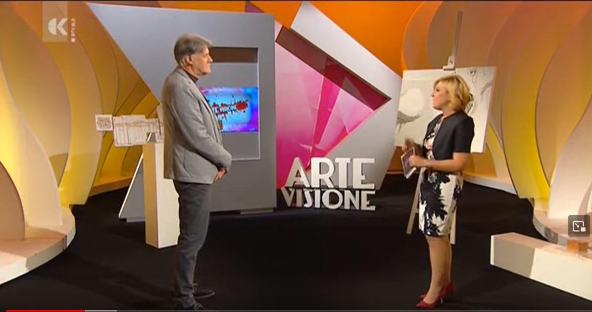 Intervista all'Artista Montesano ad Artevisione TVKoperCapodistria