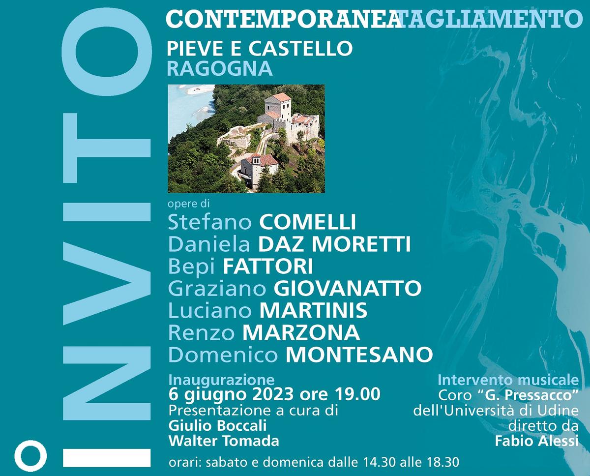 Domenico Montesano espone alla mostra "Contemporanea/Tagliamento"