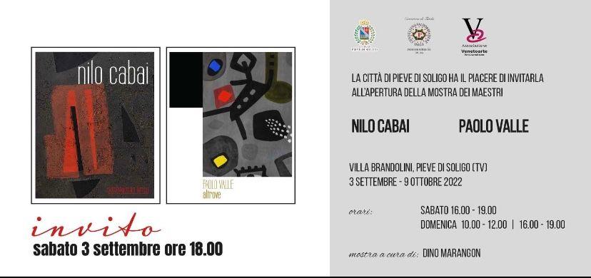 Mostra “Nilo Cabai e Paolo Valle”