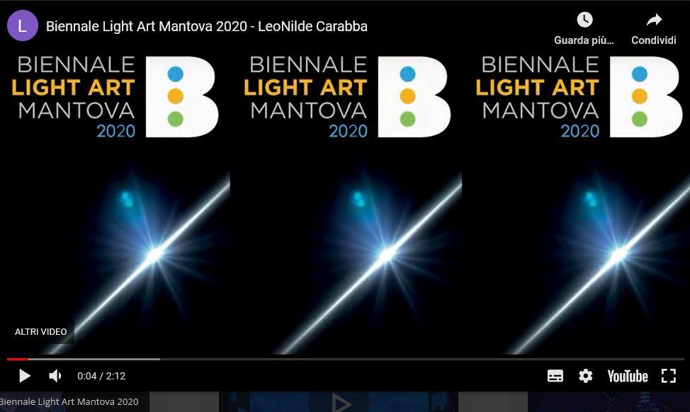 Biennale Light Art Mantova 2020 - LeoNilde Carabba