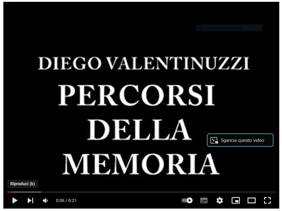 Diego Valentinuzzi "Percorsi della memoria"